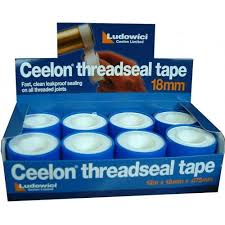 Blue Thread Seal Tape- 12m x 18mm x 0.75mm image 0