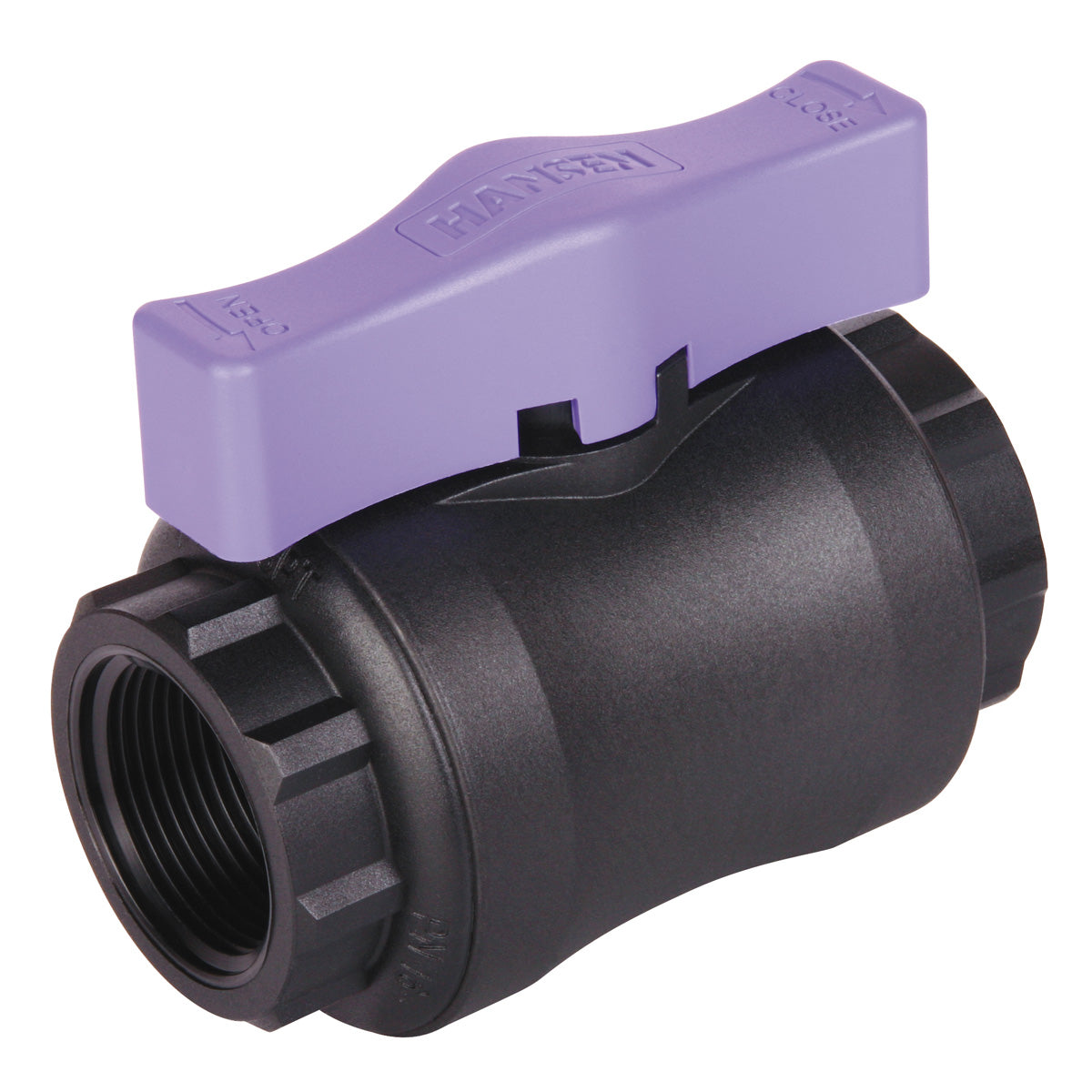 Lilac Handle Ball Valve for Grey Water Applications image 0