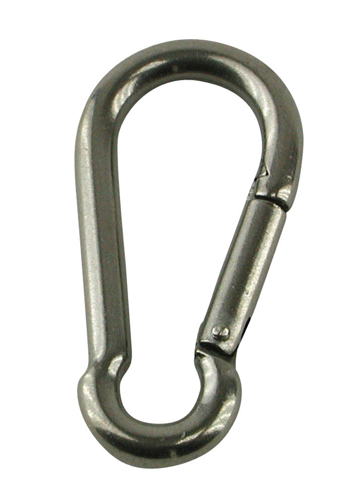Stainless Steel Breakaway Spring Clip (Carabiner) image 0
