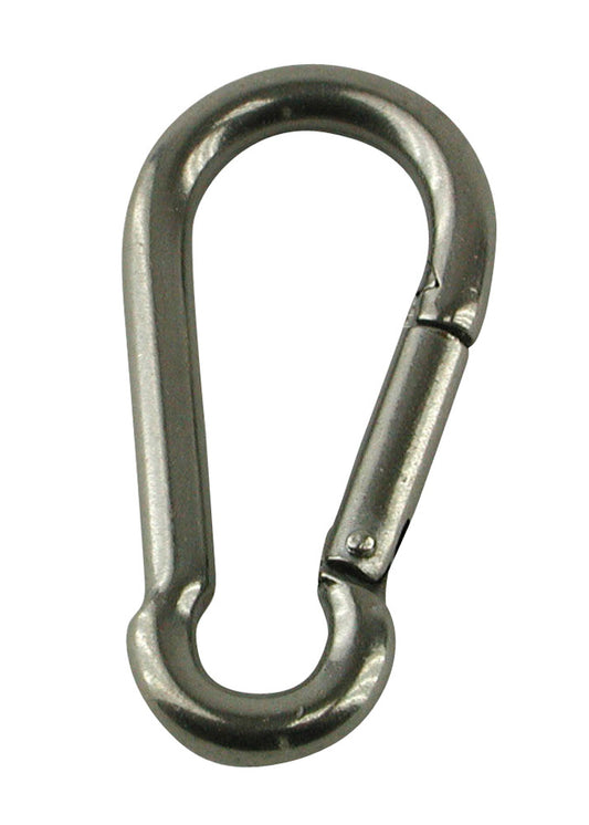 Stainless Steel Breakaway Spring Clip (Carabiner) image 0